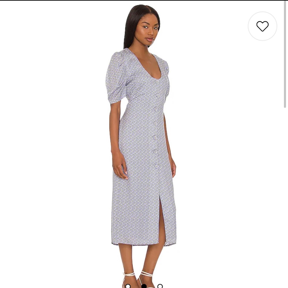 Anna Nata puff sleeve NWT midi dress